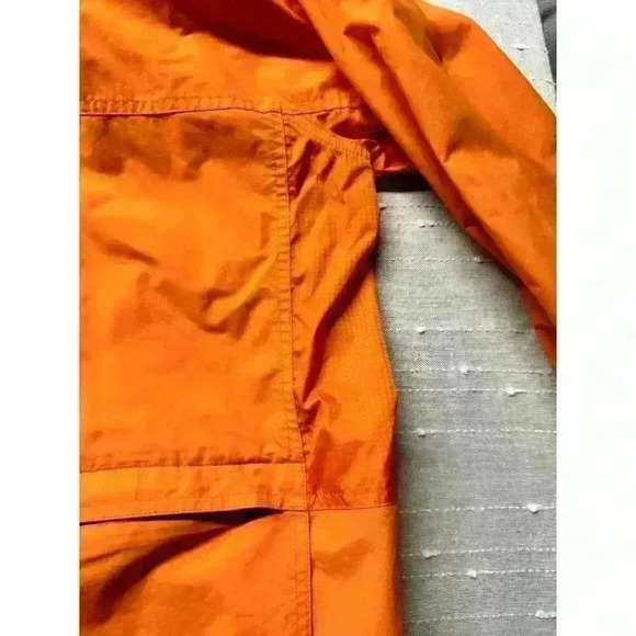 Orange Abercrombie and Fitch Gym issue Size large Windbreaker lightweight - Picture 11 of 11